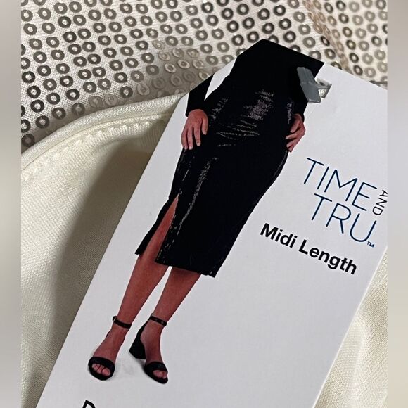 NWT Gold Sequin Skirt Sz XL (16-18) - Picture 4 of 8